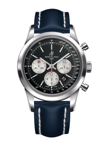 Breitling Transocean Chronograph Paslanmaz Çelik / Reverse Panda / Calf / Folding 43mm, referans AB015212/BF26/112X/A20D.1