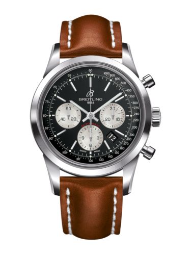 Breitling Transocean Chronograph Paslanmaz Çelik / Reverse Panda / Calf / Pin 43mm, referans AB015212/BF26/433X/A20BA.1