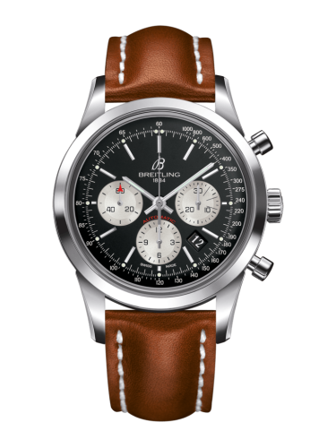 Breitling Transocean Chronograph Paslanmaz Çelik / Reverse Panda / Calf / Folding 43mm, referans AB015212/BF26/434X/A20D.1