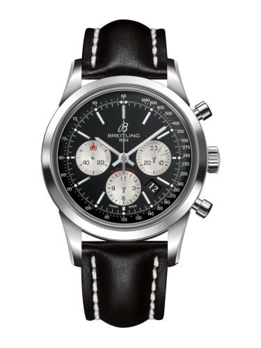 Breitling Transocean Chronograph Paslanmaz Çelik / Reverse Panda / Calf / Pin 43mm, referans AB015212/BF26/435X/A20BA.1