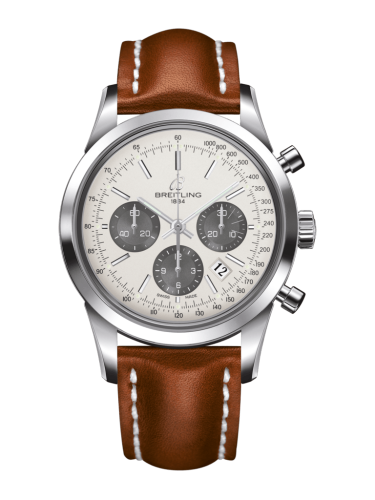 Breitling Transocean Chronograph Paslanmaz Çelik / Panda / Calf / Folding 43mm, referans AB015212/G724/434X/A20D.1