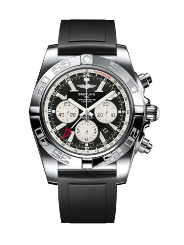 Breitling Chronomat 47 GMT Paslanmaz Çelik / Onyx Siyah / Kauçuk, referans AB041012.BA69.135S