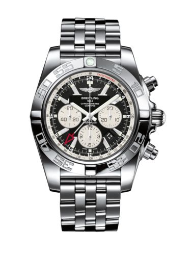 Breitling Chronomat 47 GMT Paslanmaz Çelik / Onyx Siyah / Bilezik, referans AB041012.BA69.383A