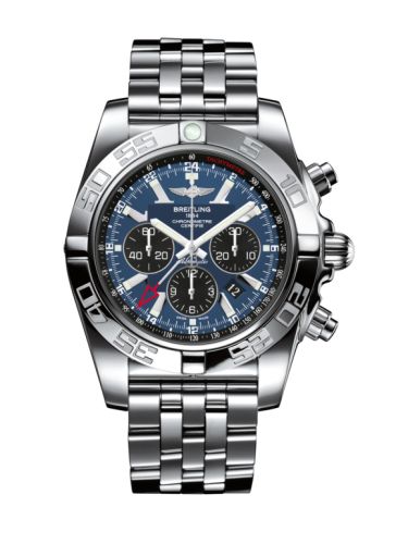 Breitling Chronomat 47 GMT Paslanmaz Çelik / Siyaheye Mavi, referans AB041012.C835.383A