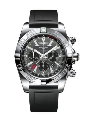 Breitling Chronomat 47 GMT Paslanmaz Çelik / Siyaheye Gray / Kauçuk, referans AB041012.F556.135S