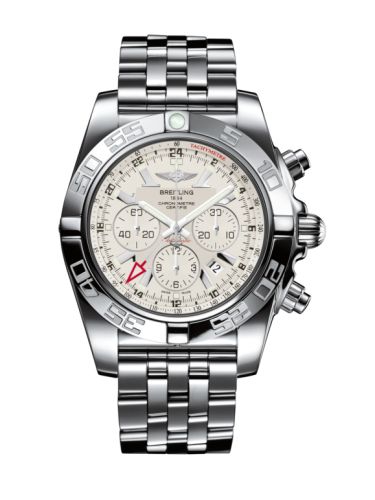 Breitling Chronomat 47 GMT Paslanmaz Çelik / Sierra Gümüş / Bilezik, referans AB041012.G719.383A