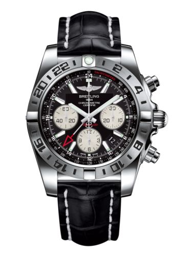 Breitling Chronomat 44 GMT Paslanmaz Çelik / Onyx Siyah / Bilezik, referans AB0420B9.BB56.743P