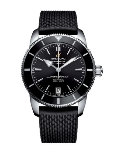 Breitling Superocean Heritage II 42 Paslanmaz Çelik / Siyah / Siyah / Kauçuk / Pin, referans AB201012/BF73/278S/A20S.1