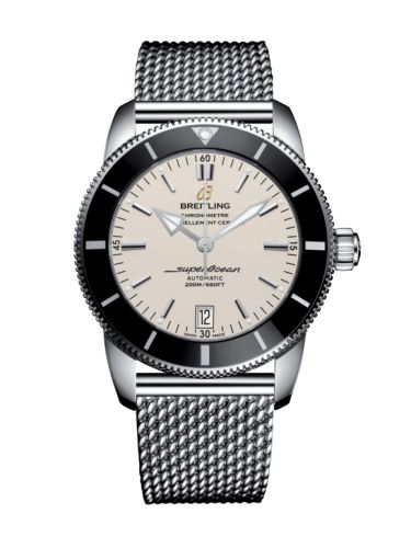 Breitling Superocean Heritage II 42 Paslanmaz Çelik / Siyah / Gümüş / Bilezik, referans AB201012/G827/154A