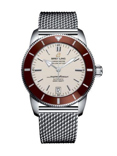 Breitling Superocean Heritage II 42 Stainless Steel / Bronze / Silver / Milanese, reference AB201033.G827.154A