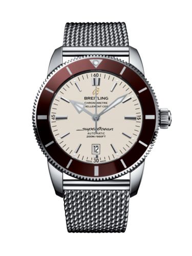 Breitling Superocean Heritage II 46 Paslanmaz Çelik / Bronze / Gümüş / Milanese, referans AB202033/G828/152A