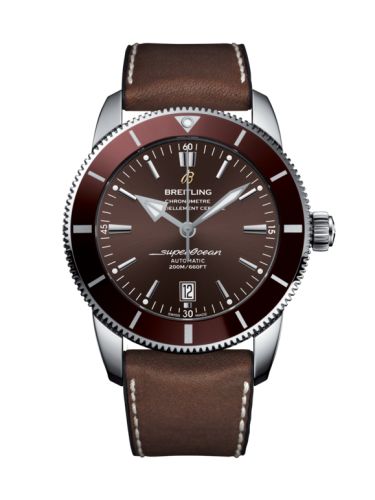 Breitling Superocean Heritage II 46 Paslanmaz Çelik / Bronze / Bronze / Kauçuk Leather, referans AB202033/Q618/295S/A20D.2
