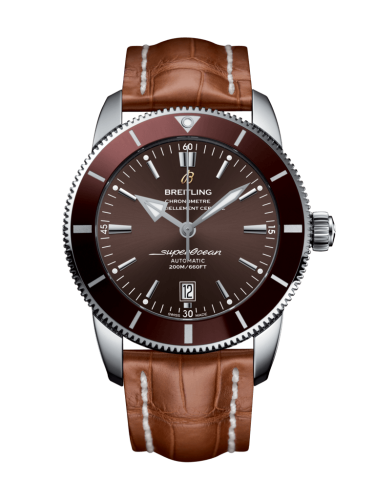 Breitling Superocean Heritage II 46 Paslanmaz Çelik / Bronze / Bronze / Croco / Folding, referans AB202033/Q618/755P/A20D.1