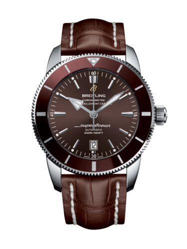 Breitling Superocean Heritage II 46 Paslanmaz Çelik / Bronze / Bronze / Croco / Pin, referans AB202033/Q618/756P/A20BA.1