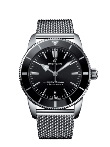Breitling Superocean Heritage II B20 Automatic 44 Paslanmaz Çelik / Siyah / Bilezik, referans AB2030121B1A1