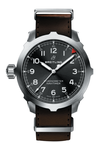 Navitimer Super 8 B20 Automatic 46 Paslanmaz Çelik / Siyah / NATO