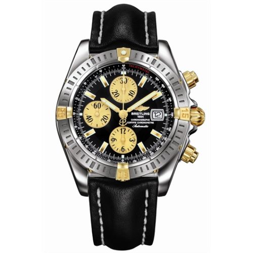 Breitling Chronomat Evolution Paslanmaz Çelik / Sarı Altın / Siyah 43.7mm, referans B1335611/B720