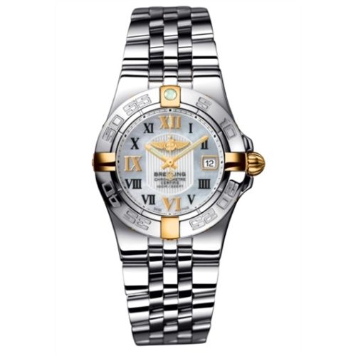 Breitling Galactic 30 Two Tone MOP / Roman / Bilezik, referans B71340L2.A688.368A