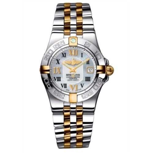 Breitling Galactic 30 Two Tone MOP / Roman / Two Tone Bilezik, referans B71340L2.A688.368D