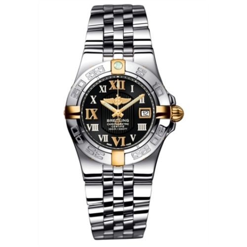 Breitling Galactic 30 Two Tone Siyah / Roman / Bilezik, referans B71340L2.B951.368A