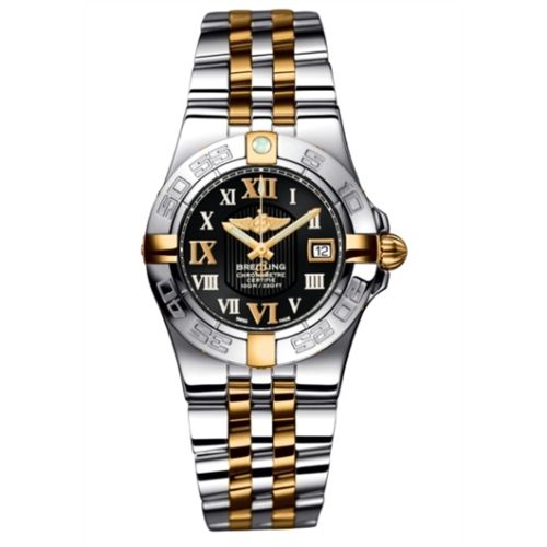 Breitling Galactic 30 Two Tone Siyah / Roman / Two-Tone Bilezik, referans B71340L2B951368D