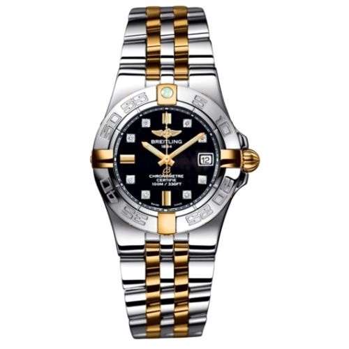 Breitling Galactic 30 Two Tone Siyah / Elmas / Two Tone Bilezik, referans B71340L2.BA15.368D