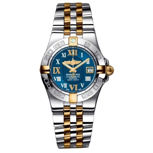 Breitling Galactic 30 Two Tone Mavi / Roman / Two Tone Bilezik, referans B71340L2.C779.368D