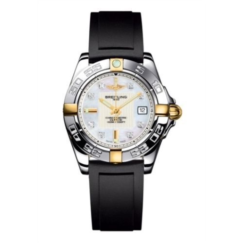 Breitling Galactic 32 Two Tone MOP / Elmas / Kauçuk, referans B71356L2.A710.133S