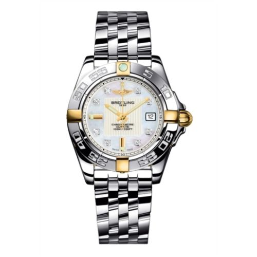 Breitling Galactic 32 Two Tone MOP / DIamond / Bilezik, referans B71356L2.A710.367A