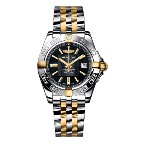 Breitling Galactic 32 Two Tone Siyah / Two Tone Bilezik, referans B71356L2.BA11.367D