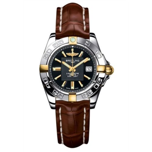 Breitling Galactic 32 Two Tone Siyah / Croco, referans B71356L2.BA11.778P