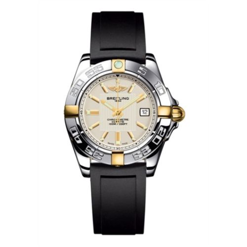 Breitling Galactic 32 Two Tone Gümüş / Kauçuk, referans B71356L2.G703.133S