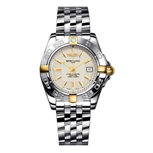 Breitling Galactic 32 Two Tone Gümüş  / Bilezik, referans B71356L2G703367A