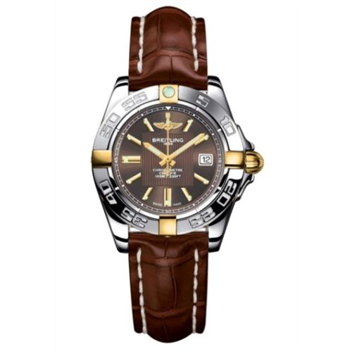 Breitling Galactic 32 Two Tone Bronze / Alligator, referans B71356L2.Q580.778P