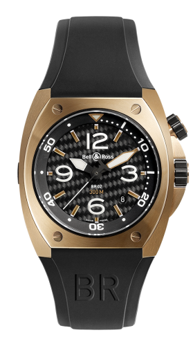 Bell &amp; Ross BR 02 92 Pembe Altın, referans BR02-PINKGOLD