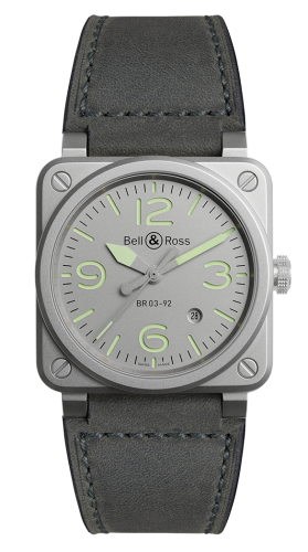 Bell &amp; Ross BR 03 92 Horolum, referans BR0392-GR-ST/SCA