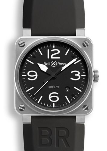 Bell &amp; Ross BR 03 92 Steel, referans BR0392BLST2