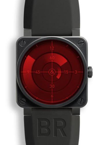 Bell &amp; Ross BR 03 92 Kırmızı Radar, referans BR0392REDRADAR