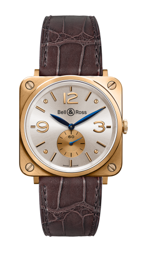 Bell &amp; Ross BR S Altın, referans BRS-PKGOLD-PEARL_D