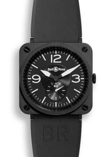 Bell &amp; Ross BR S Matte Siyah Seramik, referans BRS-BL-CMAT/SRB