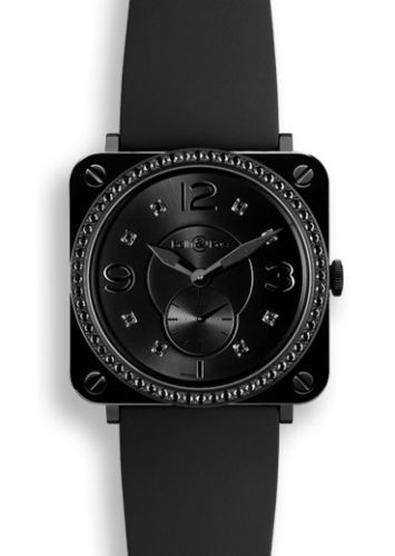 Bell &amp; Ross BR S Siyah Seramik Phantom Elmass, referans BRSBLCPHLGDSRB