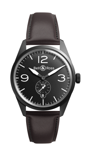 Bell &amp; Ross BR 123 Original Carbon, referans BRV123-BL-CA/SCA