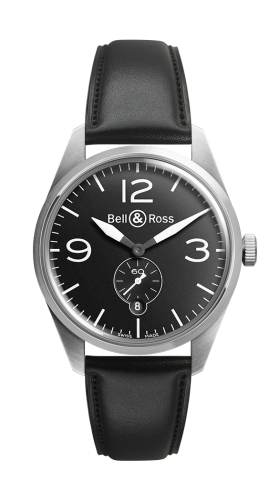 Bell &amp; Ross BR 123 Original Siyah, referans BRV123-BL-ST/SCA