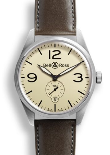 Bell &amp; Ross BR 123 Original Beige, reference BRV123BEISTSCA