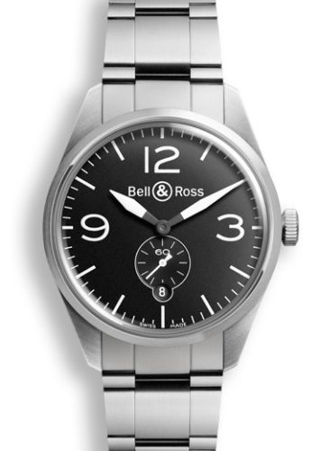 Bell &amp; Ross BR 123 Original Siyah, referans BRV123BLSTSST