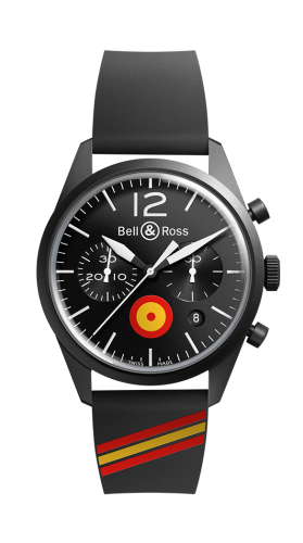 Bell &amp; Ross BR 126 Insigna ES Chronograph, referans BRV126-BL-CA-CO/ES