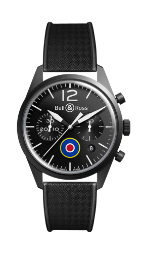 Bell &amp; Ross BR 126 Insigna UK Chronograph, referans BRV126-BL-CA-CO/UK