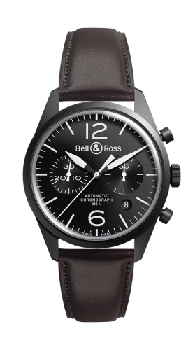 Bell &amp; Ross BR 126 Original Carbon Chronograph, referans BRV126-BL-CA/SCA