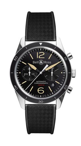 Bell &amp; Ross BR 126 Sport Heritage Chronograph 41mm, referans BRV126-ST-HER/SRB