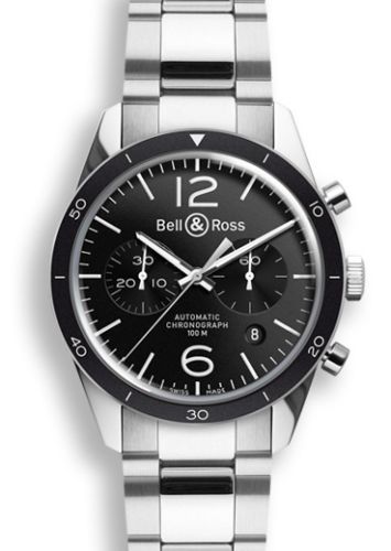 Bell &amp; Ross BR 126 Sport Chronograph, referans BRV126BLBESST